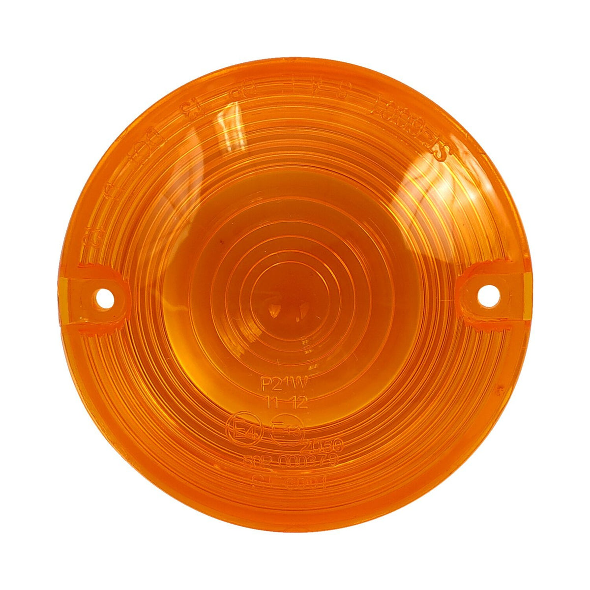 MCS knipperlichtglas plat oranje 3¼ inch – H-D 1986-2023