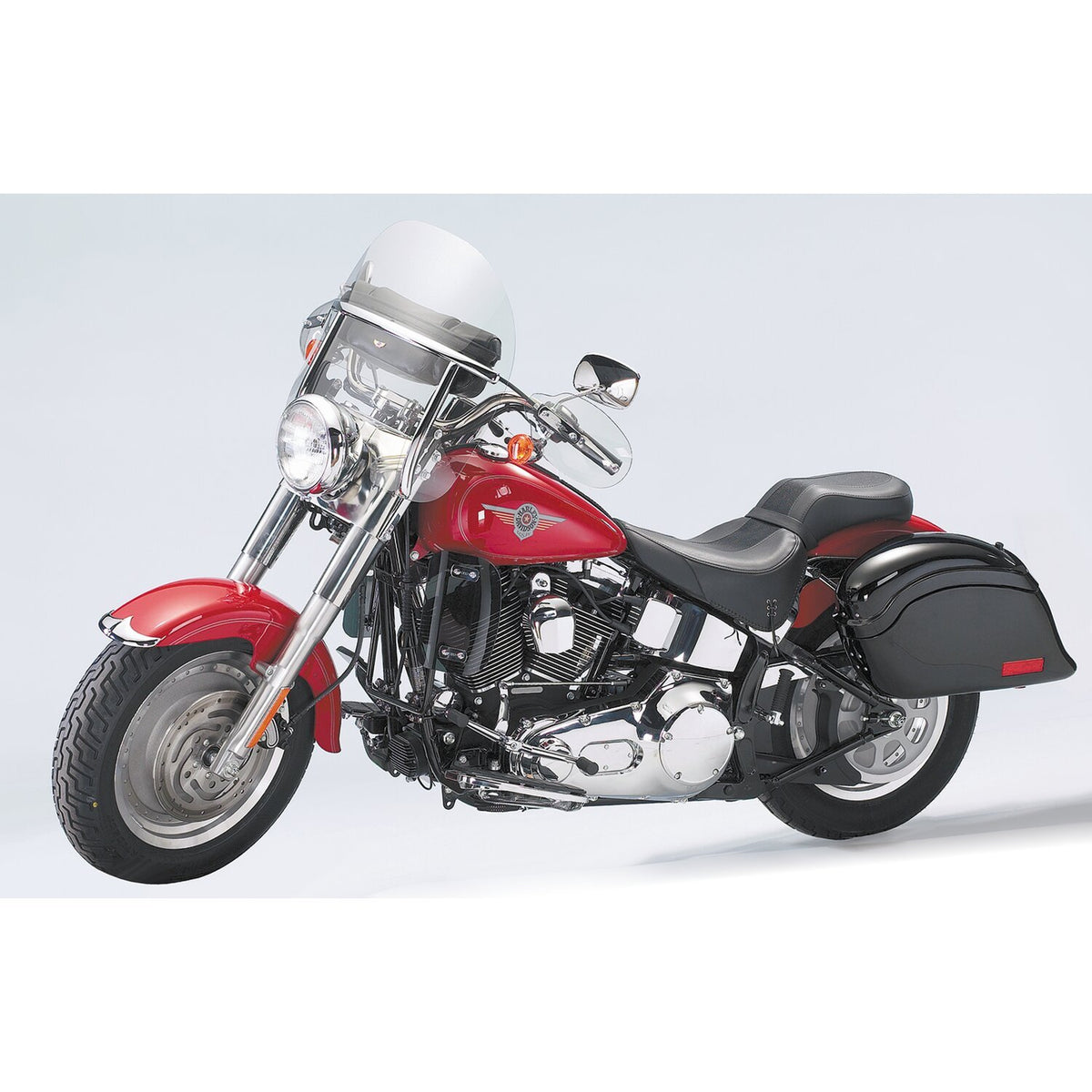 National Cycle Chopped Heavy Duty windscherm helder – Softail FL 1984-2017, FXWG & FXDWG