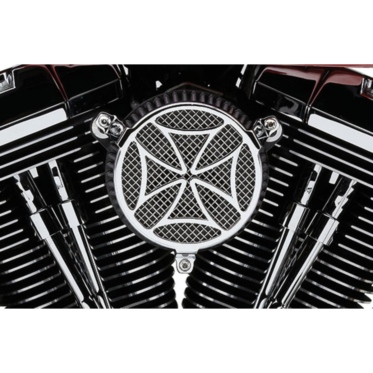 Cobra naked luchtfilterkit Cross chroom – Softail 2001-2015, Dyna 2004-2017 & Touring 2002-2007