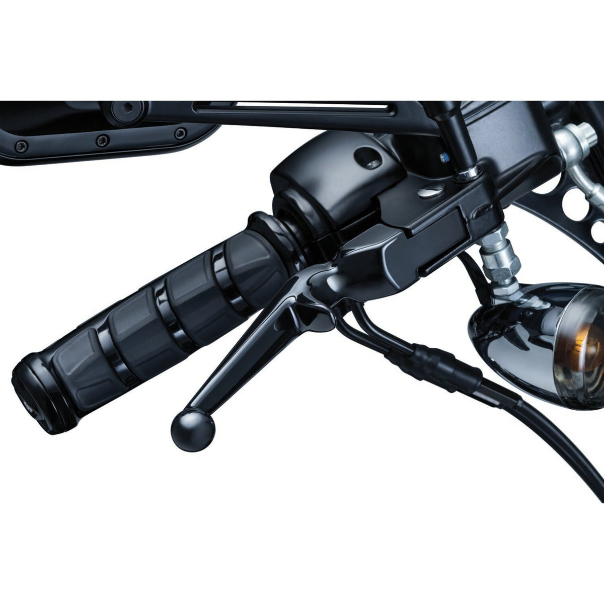 Kuryakyn Trigger hendelset – Softail, Dyna, Touring & Sportster 1996-2017 met kabelkoppeling – foto 2