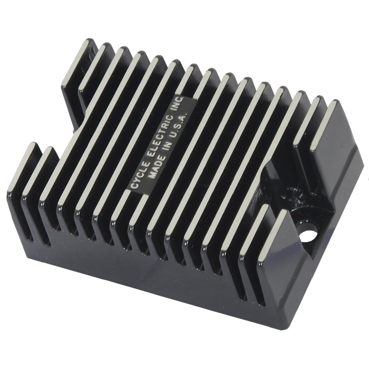 Cycle Electric 12V spanningsregelaar elektronisch zwart – FL 1965-1969 & Sportster 1965-1977