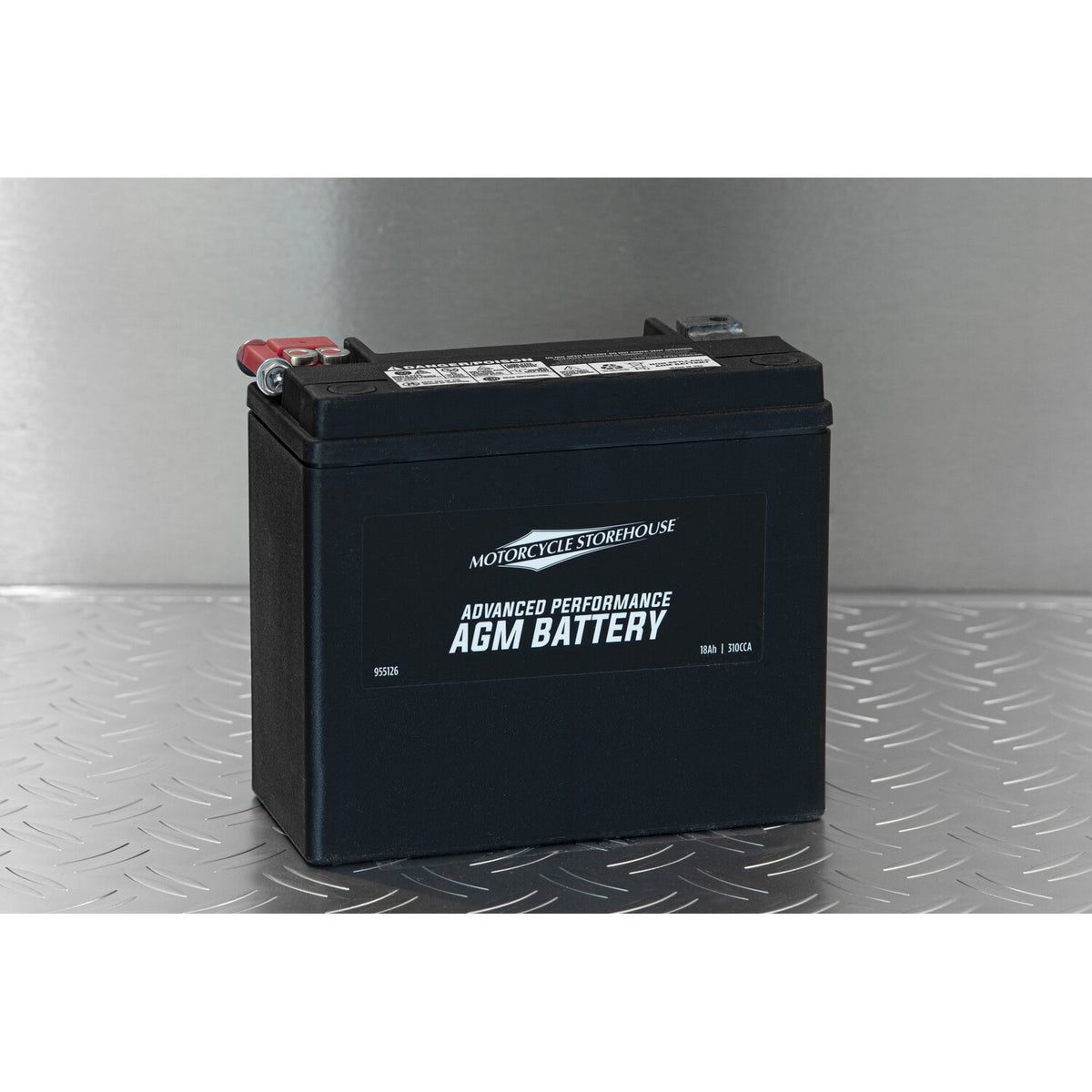 MCS Advance AGM-accu 12V 18Ah 310CCA – Softail 1997-heden, Dyna 1997-2017 & V-Rod