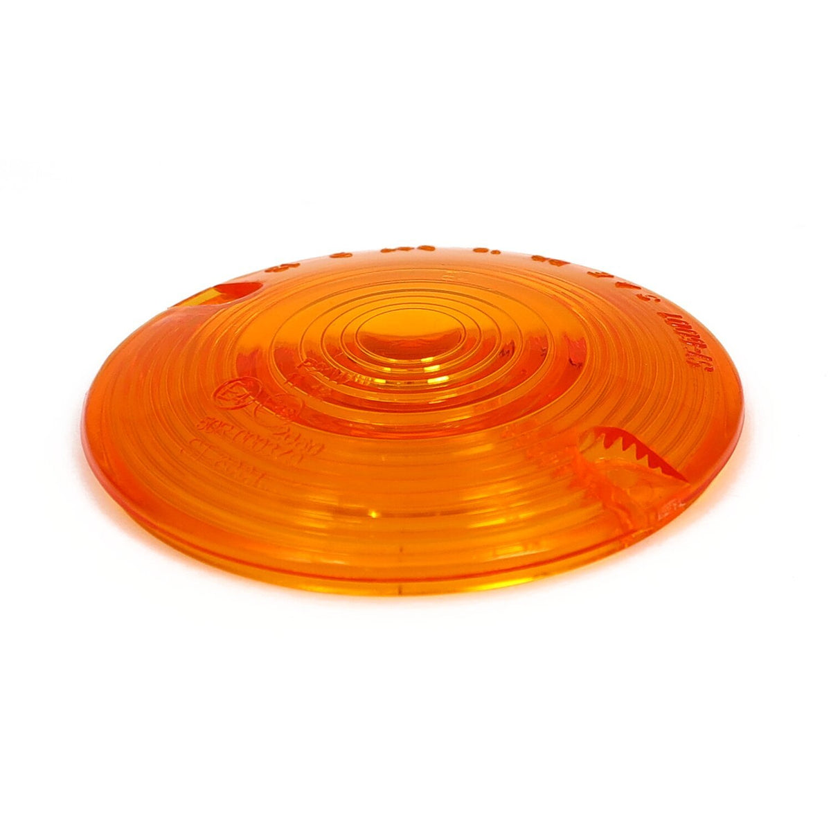 MCS knipperlichtglas plat oranje 3¼ inch – H-D 1986-2023 – foto 2