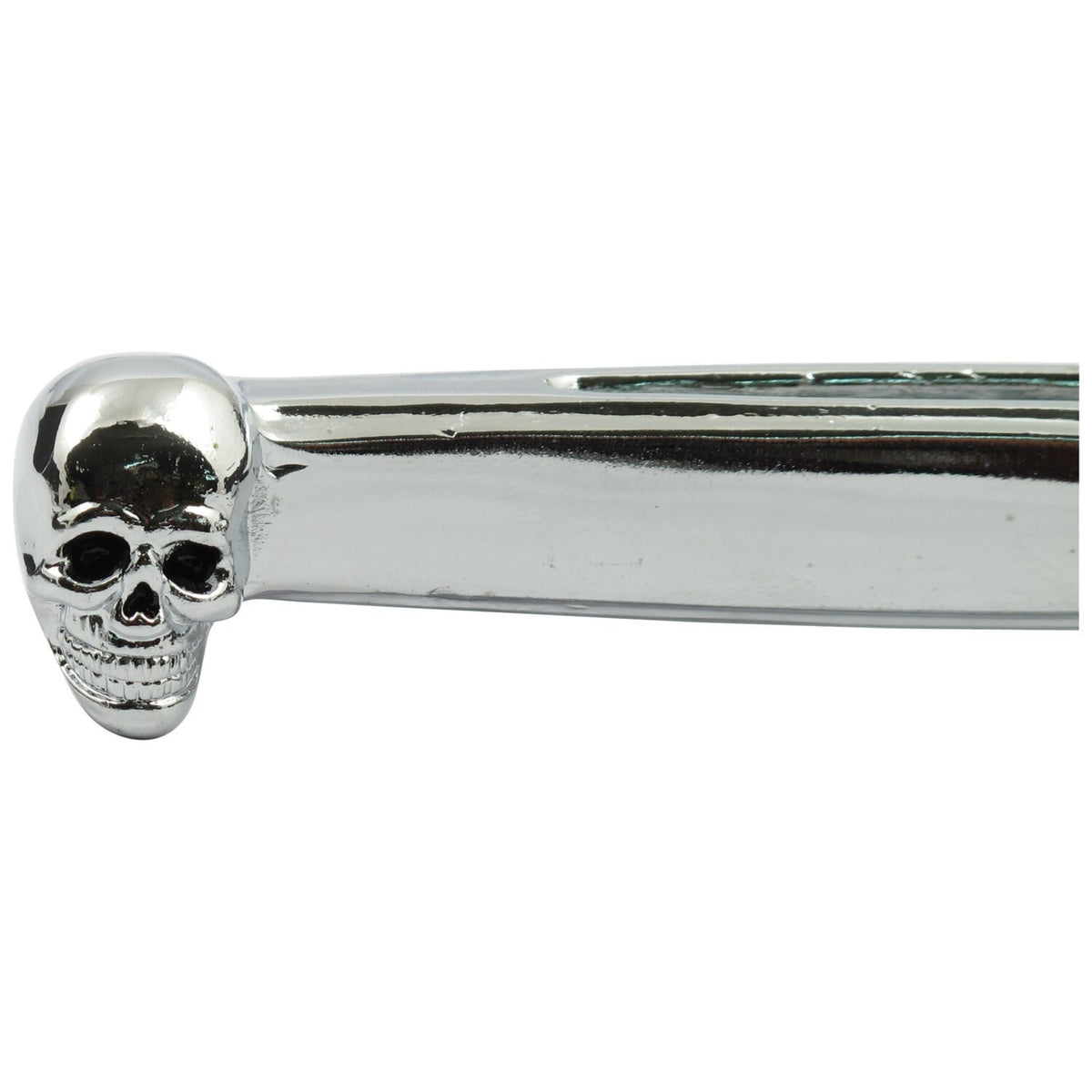 MCS Skull hendelset chroom – Softail, Dyna, Touring & Sportster 1996-2017 met kabelkoppeling – foto 2