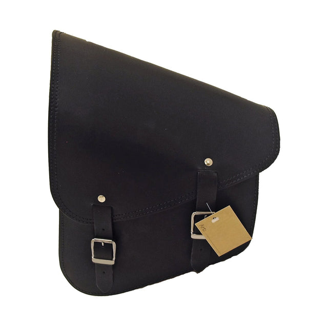 MCS leren achterbrugtas links 11 liter zwart – Softail 1984-2017