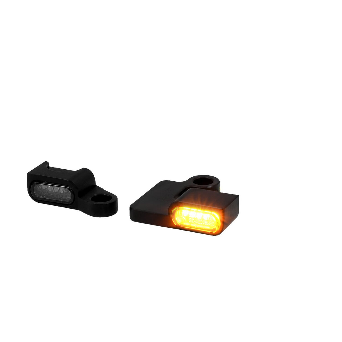 Zieger led-knipperlichten onder het stuur zwart (paar) – Touring 2009-2016 & Softail 2015-2024 – foto 3