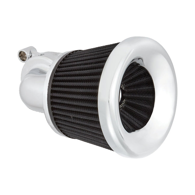 Arlen Ness Velocity 90° luchtfilterkit chroom – Twin Cam Softail, Dyna & Touring
