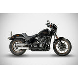 Zard Overlapped 2-2 slip-on dempers (E-keur) – Softail 2018-2024