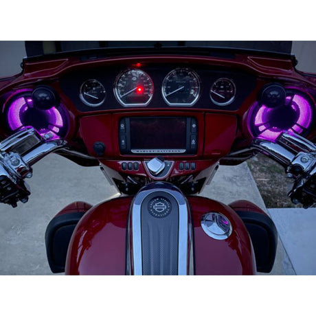 Custom Dynamics ProGLOW led-ringen speakers bovenkuip – Touring 2014-2024
