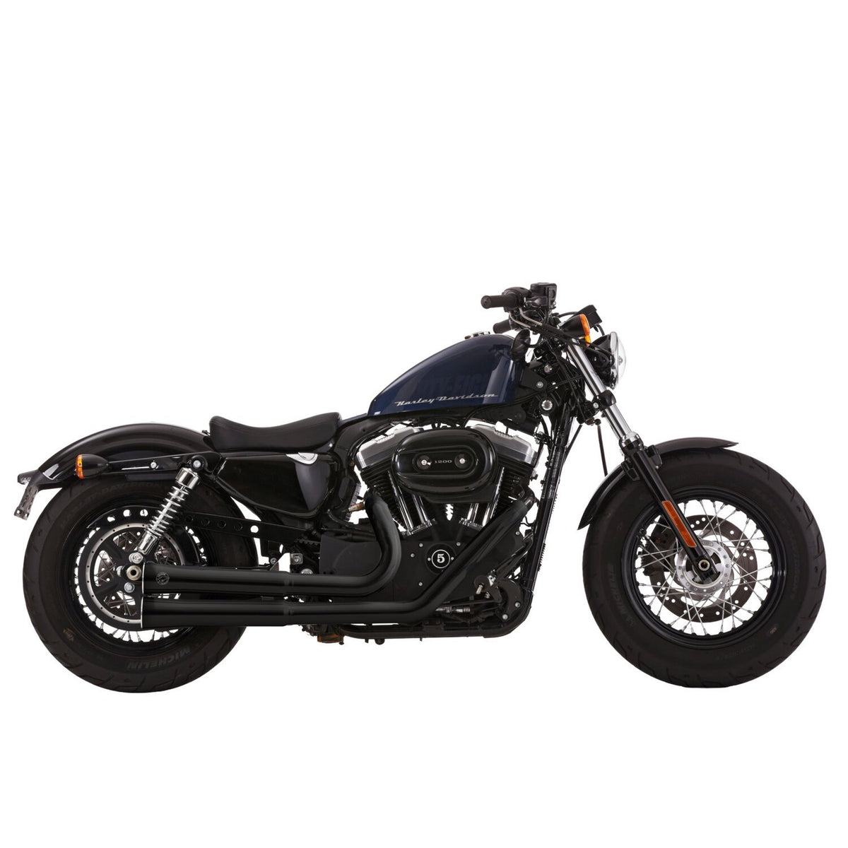 Falcon Double Groove 2-in-2 uitlaat (E-keur) – Sportster 2014-2020