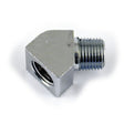 MCS adapter oliedrukmeter 45° chroom 1/8 NPT – Big Twin 1938-1999