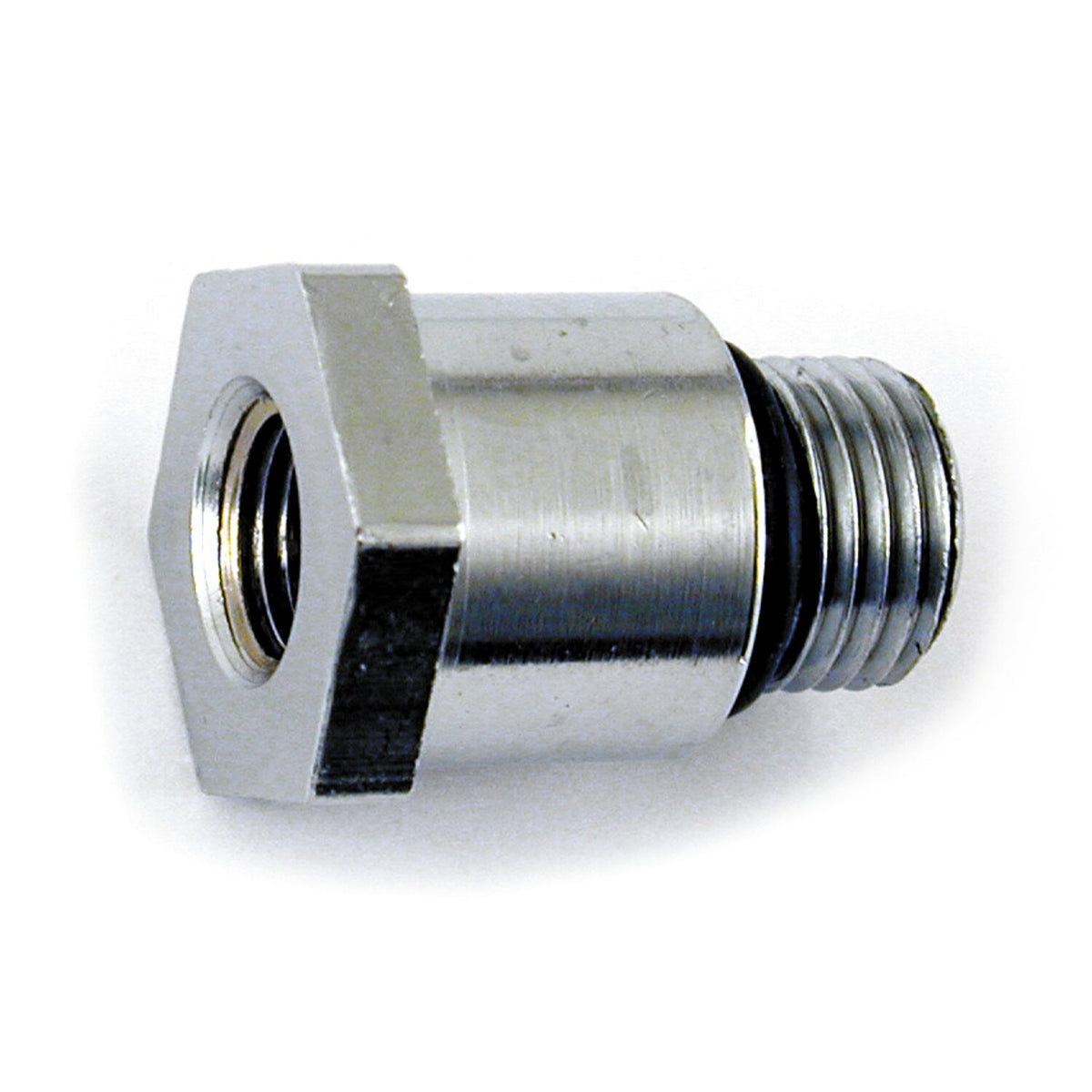 MCS carterfitting oliedrukmeter 1/2-20 chroom – Big Twin 1970-1999