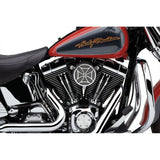 Cobra naked luchtfilterkit Cross chroom – Softail 2001-2015, Dyna 2004-2017 & Touring 2002-2007 – foto 2