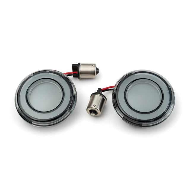 Kuryakyn Tracer led-inserts achterknipperlichten smoke, 1156 – Touring, Softail, Dyna & Sportster