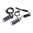 Kuryakyn ISO verwarmde handvatten chroom – Harley met e-throttle 2008+