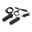 Kuryakyn ISO verwarmde handvatten glanzend zwart – Harley met e-throttle 2008+