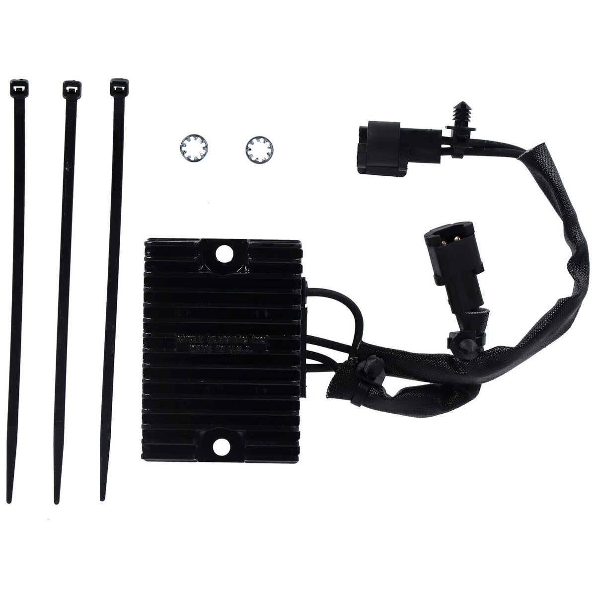 Cycle Electric spanningsregelaar zwart – Sportster 2009-2013 & XR1200 – foto 3