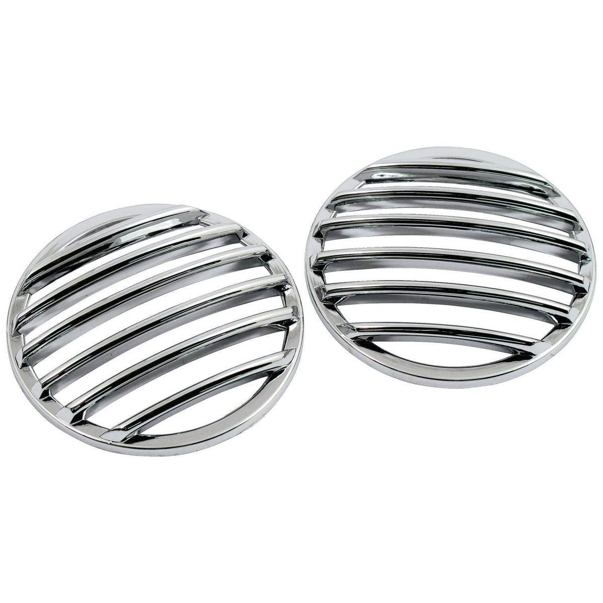 MCS grill voor knipperlichtglas chroom – Softail FLST & Touring
