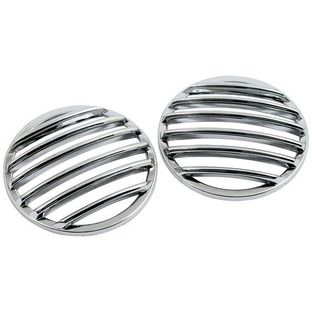 MCS grill voor knipperlichtglas chroom – Softail FLST & Touring