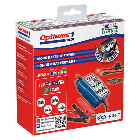 Optimate 1 Duo acculader 12V 0,6A – voor accu's 2-30 Ah – foto 3