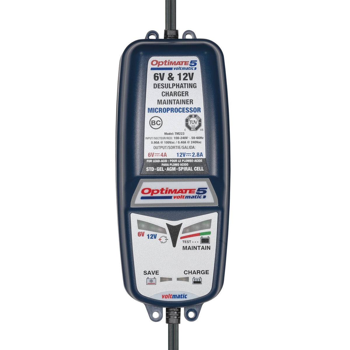 Optimate 5 Volt Matic acculader 6/12V – voor 6V- en 12V-accu's – foto 2