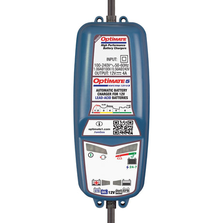 Optimate 5 Start-Stop acculader 12V 4A – voor accu's 15-192 Ah – foto 2