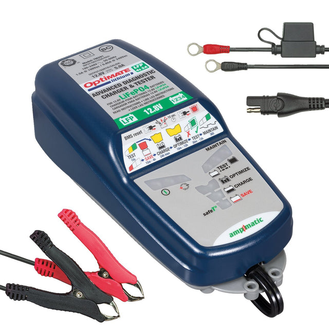 Optimate Lithium 4S acculader 6A – voor LiFePO4-accu's