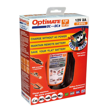Optimate DC-DC acculader 2A – laad je motoraccu vanuit een andere accu – foto 3