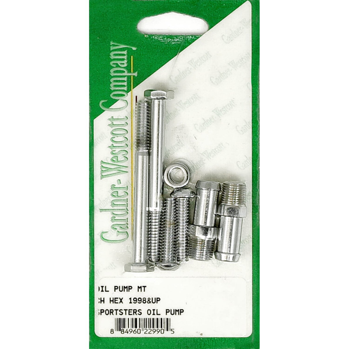 Gardner-Westcott boutenset oliepomp chroom – Sportster 1998-2022
