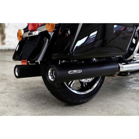 Miller Cleveland slip-on dempers (E-keur) – Road King & Electra Glide 107 2021-2022