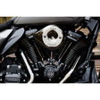 S&S Stealth luchtfilterkit lava chroom teardrop – Softail 2025-heden & Touring 2023-heden