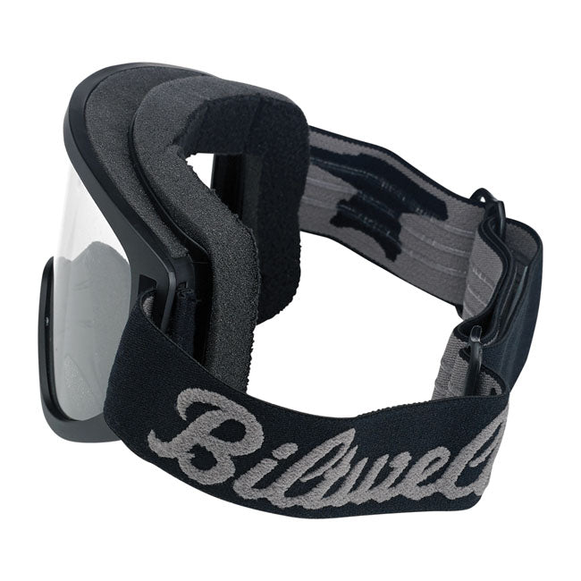 Biltwell Moto 2.0 Script Goggles Zwart