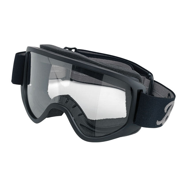 Biltwell Moto 2.0 Script Goggles Zwart