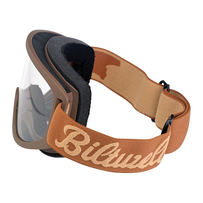 Biltwell Moto 2.0 Script Goggles Bruin