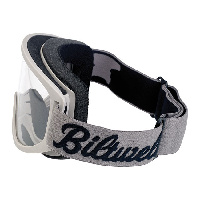 Biltwell Moto 2.0 Script Goggles Titanium