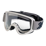 Biltwell Moto 2.0 Script Goggles Titanium