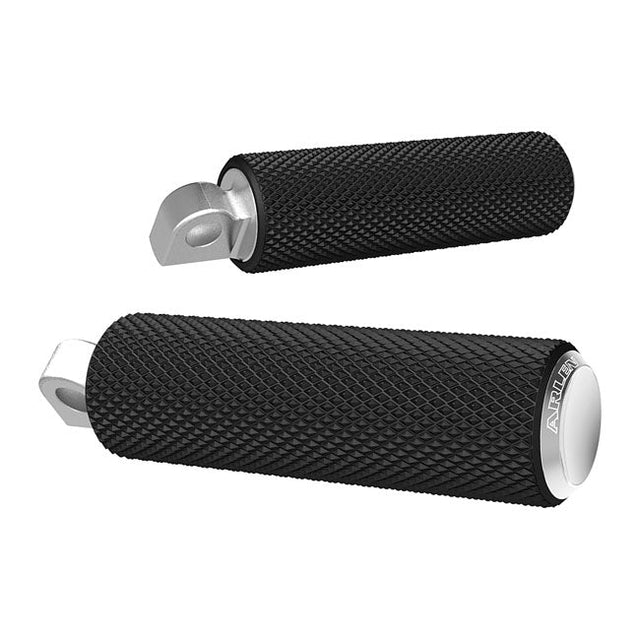 Ness knurled fusion voetsteunen chroom